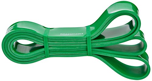 AmazonBasics - Banda elástica de resistencia y dominadas, 4,5 a 15,9 kg (1,27 cm de ancho)