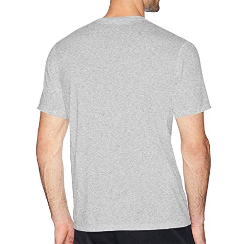 Camiseta de Manga Corta para Hombre Buckethead Racks Comfort Men's Short Sleeve T-Shirt Gray