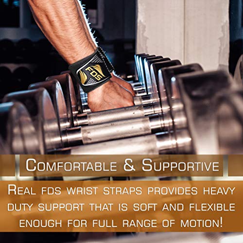 KANZY Muñequeras Gym Deportivas para Levantamiento De Pesas Wrist Wraps par, 18 Pulgadas para Hombre Y Mujer Ideal muñequera Crossfit para Hacer Ejercicio, Calistenia, Musculacion, Halterofilia