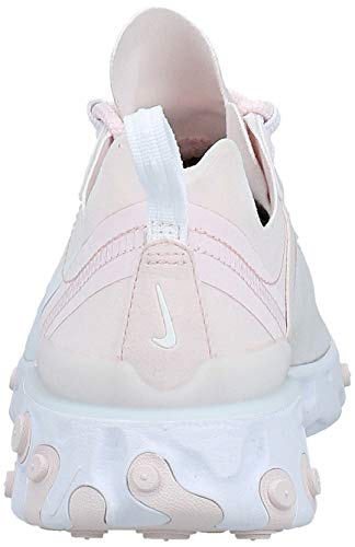 Nike W React Element 55, Zapatillas de Atletismo para Mujer, Multicolor (Pale Pink/White 600), 42 EU