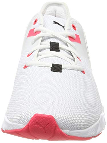 PUMA Weave XT Wn's, Zapatillas Deportivas para Interior para Mujer, White Pink Alert, 40.5 EU