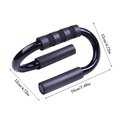 Rubyu 1 Par Fitness Push Up Pushup Pecho Bar Soportes Barras Herramienta para Equipo De Entrenamiento De Pecho Ejercicio De Entrenamiento