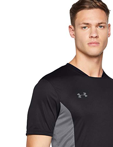 Under Armour Challenger II Training Top Camiseta, Hombre, Negro (Black/Graphite/Graphite 001), S